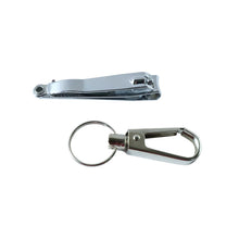 Stainless Steel Nail Clipper Set with Keychain Holder (2 Pc) - justgrabit.in | Just Grab It