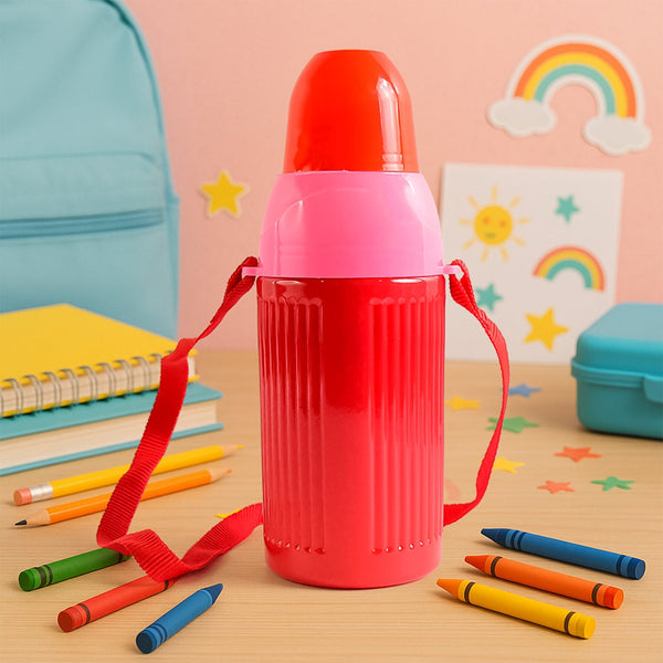500ML Kids Insulated Plastic Water Bottle (1 Pc) - justgrabit.in | Just Grab It