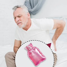 Simple Pink small Hot Water Bag with Cover for Pain Relief, Neck, Shoulder Pain and Hand, Feet Warmer, Menstrual Cramps. - Justgrabit Inc.