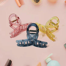 Plastic Hair Clamp Grip, Simple Matte Hair Barrette Clamp (1 Pc) - Justgrabit Inc.