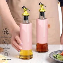 Olive Oil Dispenser – Leakproof Glass Bottle with Non - Drip Spout for Kitchen & Cooking (300 ML) - Justgrabit Inc.