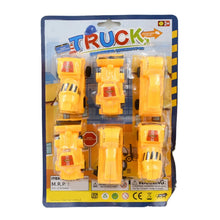 Vehicle Car Engineering Automobile Construction Car Toys Set for Children Kids Crane Excavator Road Roller Forklift Mixer Truck Transporter Truck Machine Construction Toys (6 Pcs Set) - Justgrabit Inc.