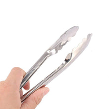 Metal Household Kitchen Salad Dessert Buffet Food Tong Clamp Clip (1 Pc / 17 Cm) - justgrabit.in | Just Grab It