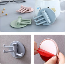 180° Rotating Punch - Free 3 - Hook Sticky Hook – 1 Pc - justgrabit.in | Just Grab It