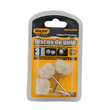 Cotton Polishing Buffing Wheel for Dremel Polishing Kit (3 Pc Set) - justgrabit.in | Just Grab It