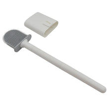 Portable Silicone Toilet Brush – Wall - Mounted, Anti - Drip Cleaner with Non - Slip Handle - justgrabit.in | Just Grab It