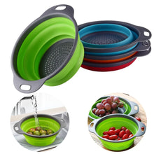 Round Sili Strain used in all kinds of household and official kitchen purposes as a Foldable utensil. - Justgrabit Inc.