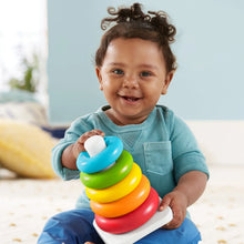 Plastic Baby Kids Teddy Stacking Ring Jumbo Stack Up Educational Toy 7pc - Justgrabit Inc.
