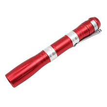 Portable Mini Torch / Flashlight LED Powerful High Lumens Pen Light with Clip, Portable Pocket Compact Torch for Emergency AA Battery operated (1 Pc / Battery not included) - Justgrabit Inc.