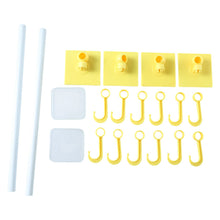 Wall - Mounted Multipurpose Kitchen & Utility Hanging Rack (2 Pc Set) - justgrabit.in | Just Grab It