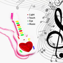 Battery Operated Musical Instruments Mini Guitar Toys and Light for 3+Years Old Kids - justgrabit.in | Just Grab It