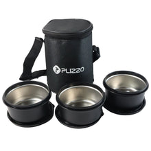 Insulated Stainless Steel Tiffin Lunch Box Set with Carry Bag (1 Set) - justgrabit.in | Just Grab It
