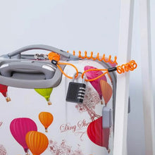 3 - Digit Travel Combination Lock of Zinc Alloy, Small Safe Combination Padlock Resettable Number Lock Small Colorful Code Locks for Lockers Suitcases Luggage With Safety Lanyard Spring Coil Wire Disc Brake Lock Reminder Cable - justgrabit.in | Just Grab It