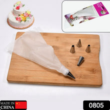 Cake Decorating Nozzle with Piping Bag Stainless Steel Piping Cream Frosting Nozzles - Justgrabit Inc.