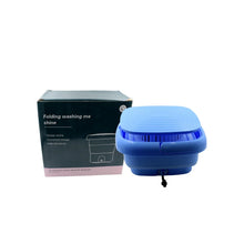Mini Washing Machine Foldable Mini Washer with Drain Basket Portable Washing Machine Foldable for Laundry Travel Camping RV Baby Clothes - justgrabit.in | Just Grab It