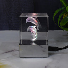 3D Mix Design LED Light, Desk Decor, LED Light Base, USB Charging (1 Pc / Mix Design) - justgrabit.in | Just Grab It