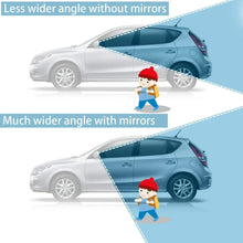 Blind Spot Round Wide Angle Adjustable Convex Rear View Mirror - Pack of 2 - Justgrabit Inc.