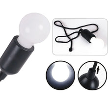 LED Pull Cord Light – Hanging Black LED Bulb (1 Pc) - Justgrabit Inc.