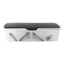 Kitchen Multipurpose Air - tight 4 Sections Storage Containers / Masala Box (1 Set) - Justgrabit Inc.