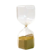Faceted Glass Hourglass Sand Timer - (1 Pc / 4 Minutes Approx Time) - justgrabit.in | Just Grab It