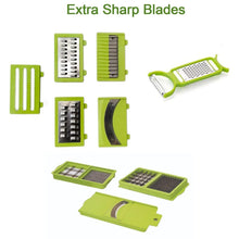 Plastic 13 - in - 1 Manual Vegetable Grater,Chipser and Slicer - Justgrabit Inc.