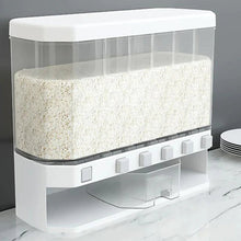 Wall - Mounted Cereals Dispenser Press Grain Storage Tank - Justgrabit Inc.