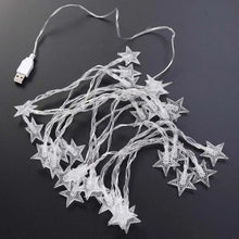 USB Powered 20 LED Decorative Star String Fairy Lights - Justgrabit Inc.