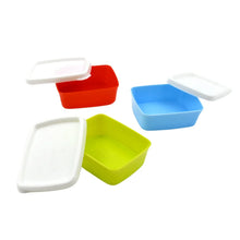 3 - Piece Multicolor Airtight Container Set – Rectangular Food & Fridge Storage - Justgrabit Inc.