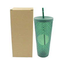 Cup with Straw & LED Lighting Reusable Matte Studded Tumbler with Leak Proof Lid Water Cup Travel Mug Coffee Ice Water Bottle Double Walled Insulated Tumbler BPA Free (1 Pc) - Justgrabit Inc.
