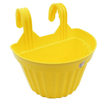 Multicolor Hanging Plastic Planters Orchid Relling , For Plantation, Planters for Balcony and Home Gardening, Indoor, Outdoor (1 Pc ) - Justgrabit Inc.