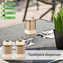 Toothpick Holder Dispensers, Automatic Toothpicks Container, Toothpicks Storage Dispensers Box, for Home Living room Kitchen Restaurant (1 Pc) - Justgrabit Inc.