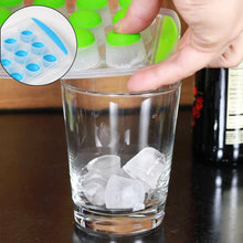 Smart Push Out Round Shape Mini Ice Cube Trays with Flexible Silicone Bottom | Round Shape Silicone Chocolate Mold Maker Ice Cube Tray Freeze Mold - Justgrabit Inc.