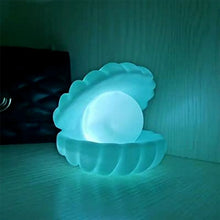 Pearl Shell Night Lamp Decorate Desk Lights Nursery Toy Lamp Led Pearl Shell Night Lights for Bedroom & Home (Small Battery Operated) - Justgrabit Inc.