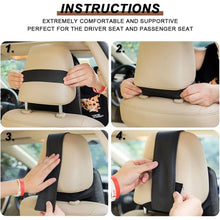 Say Goodbye to Neck Pain: Memory Foam Car Neck Pillow for Drivers (1 Pc, Mix Color) - Justgrabit Inc.