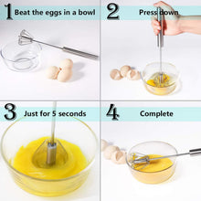 Hand Push Mixer, Egg Whisk, Stainless Steel Blender (1 Pc) - justgrabit.in | Just Grab It