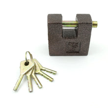 Iron lock, Brass Core and Thickened Spray Black Iron Door Lock With 5 pc Keys for Home Dormitory, Waterproof Antirust Anti - theft locks Outdoor Gate Shed Locks Warehouse Big Iron Door Drawer Lock (63 mm ) - Justgrabit Inc.