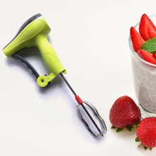 Power Free Manual Hand Blender with Stainless Steel Blades, Milk Lassi Maker, Egg Beater Mixer Rawai - justgrabit.in | Just Grab It
