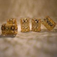 Large Dimond Layer Golden Jhoomer For Home Decoration - Justgrabit Inc.