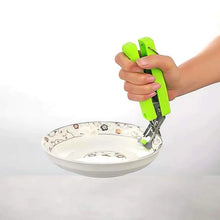 Kitchen Hot Plate Gripper, Stainless Steel Bowl Clip (2 Pcs Set) - justgrabit.in | Just Grab It