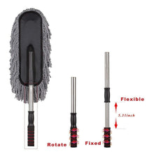 Car Duster, Long Retractable / Soft / Non - Slip / Handle Multipurpose Microfiber Wash Brush Vehicle Interior and Exterior Cleaning Kit with for Car, Boats or Home - justgrabit.in | Just Grab It