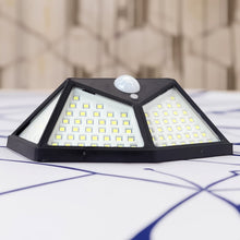Outdoor Solar Lamp 100 LED Solar Light PIR Motion Sensor Wall Light ( 1 Pc) - justgrabit.in | Just Grab It