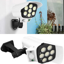 Solar Light Outdoor Motion Sensor Security Camera Shaped Dummy Wall Lamp (1 Pc) - justgrabit.in | Just Grab It