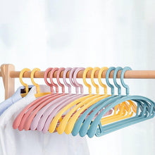 Plastic Clothes Hangers, Slim & Durable Space - Saving Hangers (10 Pack) - justgrabit.in | Just Grab It