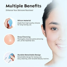 2 - in - 1 Silicone Face Scrubber (1 Pc) - Justgrabit Inc.