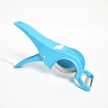 2 in 1 Veg & Fruit Multi Cutter with 5 Blades & Peeler (1 Pc / Multicolor) - justgrabit.in | Just Grab It