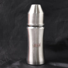 Ganesh Stainless Steel Baby Feeding Bottle, Milk Bottle for New Born / Infants / Toddler Up to 3 Years, BFA Free (250 ML Approx) - Justgrabit Inc.