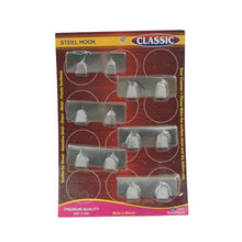 Self - Adhesive Wall Hooks (6 Pcs): Stainless Steel, Multipurpose for Home - Justgrabit Inc.