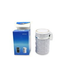 Car Cupholder LED Ashtray – Portable with Blue Light, Lid & Waste Bin, Cigarette Ashtray - justgrabit.in | Just Grab It