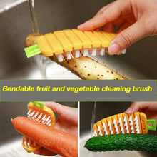 Plastic Fruit & Vegetable Brush (1 Pc) - justgrabit.in | Just Grab It
