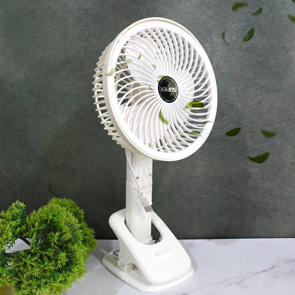 Multifunctional USB Desk Fan Clipped Fan (1 Pc / With Color Box) - justgrabit.in | Just Grab It